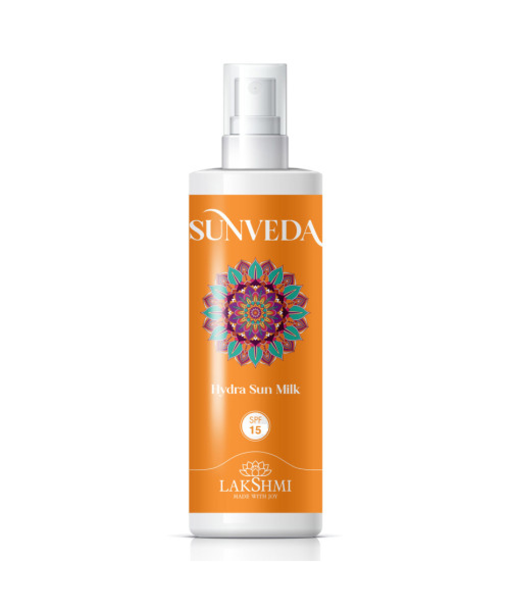 Sunveda lait-en-spray solaire 15SPF